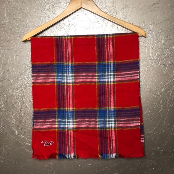 Hollister Plaid Scarf - Picture 1 of 5